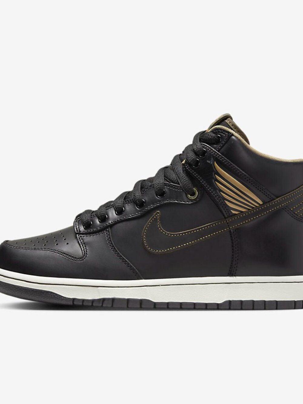 NWOB Nike SB Dunk High Pawnshop Skate Co "Old Soul" black gold size 7.5 - Picture 11 of 11